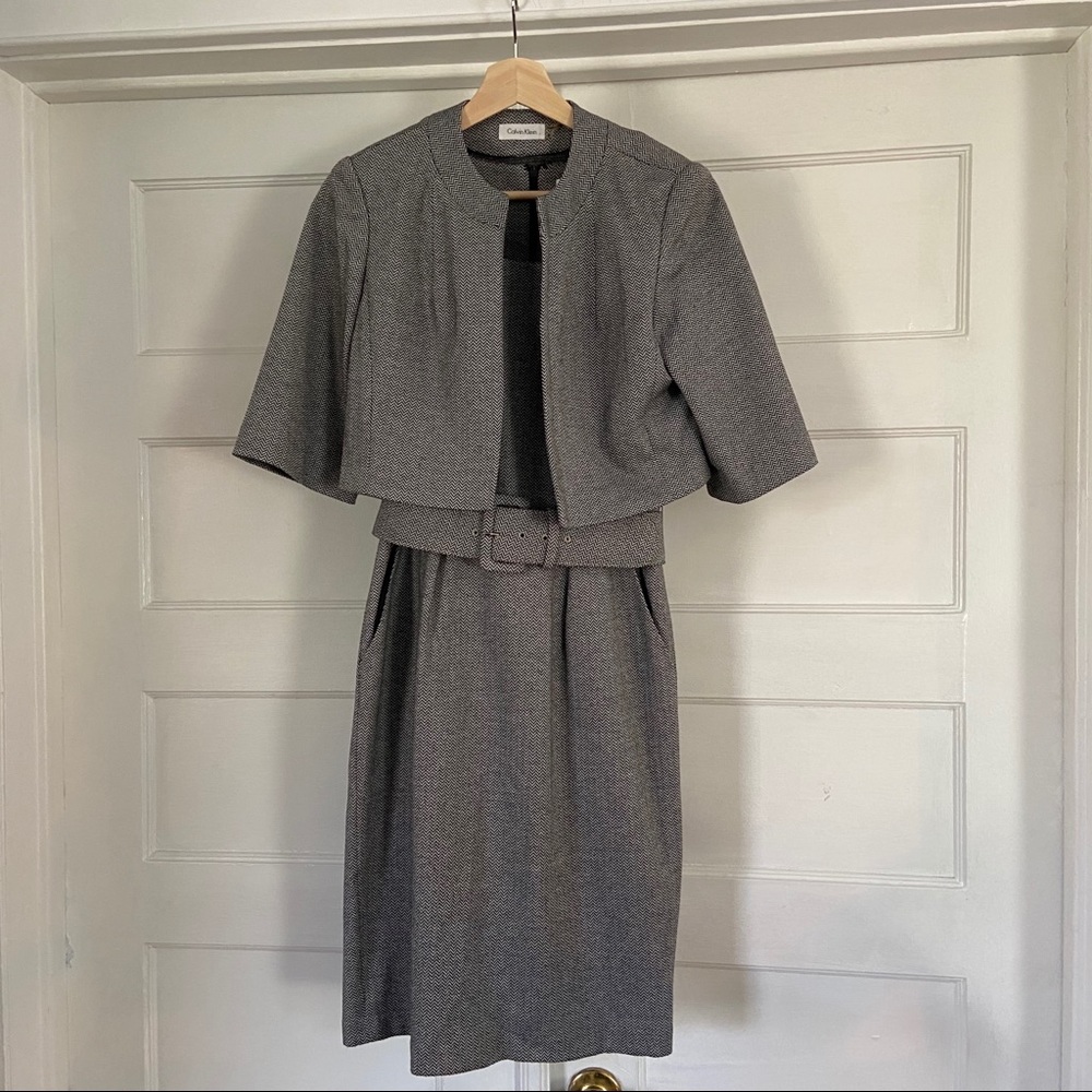 Calvin Klein sheath dress set